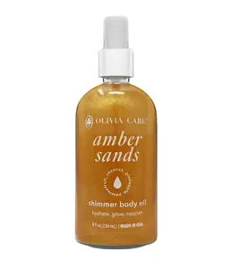 Amber Sands Shimmer Body Oil Coconut Lightweight Golden Pineapple and Passionfruit Scented