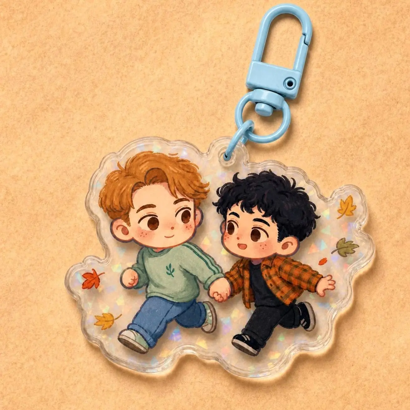 Heartstopper Forever Acrylic Keychain Charms,  Nick & Charlie Fans Gift