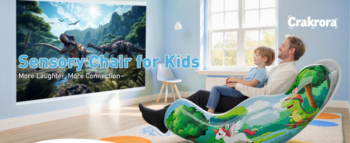 Crakrora Rocking Sensory Chair for Kids Baby Inflatable Air Cloud Rocker Sofa for Autism ADHD Toddlers 3-8 Years Gifts Premium PVC Leak-Proof Portable Inflation Self-Soothing Motor Skills Training Crakrora Rocking Sensory Chair for Kids Baby Inflatable Air Cloud Rocker Sofa for Autism ADHD Toddlers 3-8 Years Gifts Premium PVC Leak-Proof Portable Inflation Self-Soothing Motor Skills Training