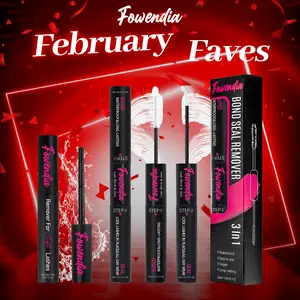 Fowendia Lash Bond and Seal with Glue Remover Kit | Beginner Friendly Makeup DIY Lash Extensions at Home | Waterproof & Long Lasting California Sunset Manga 3IN1 Set for Young Girls dealsforyoudays