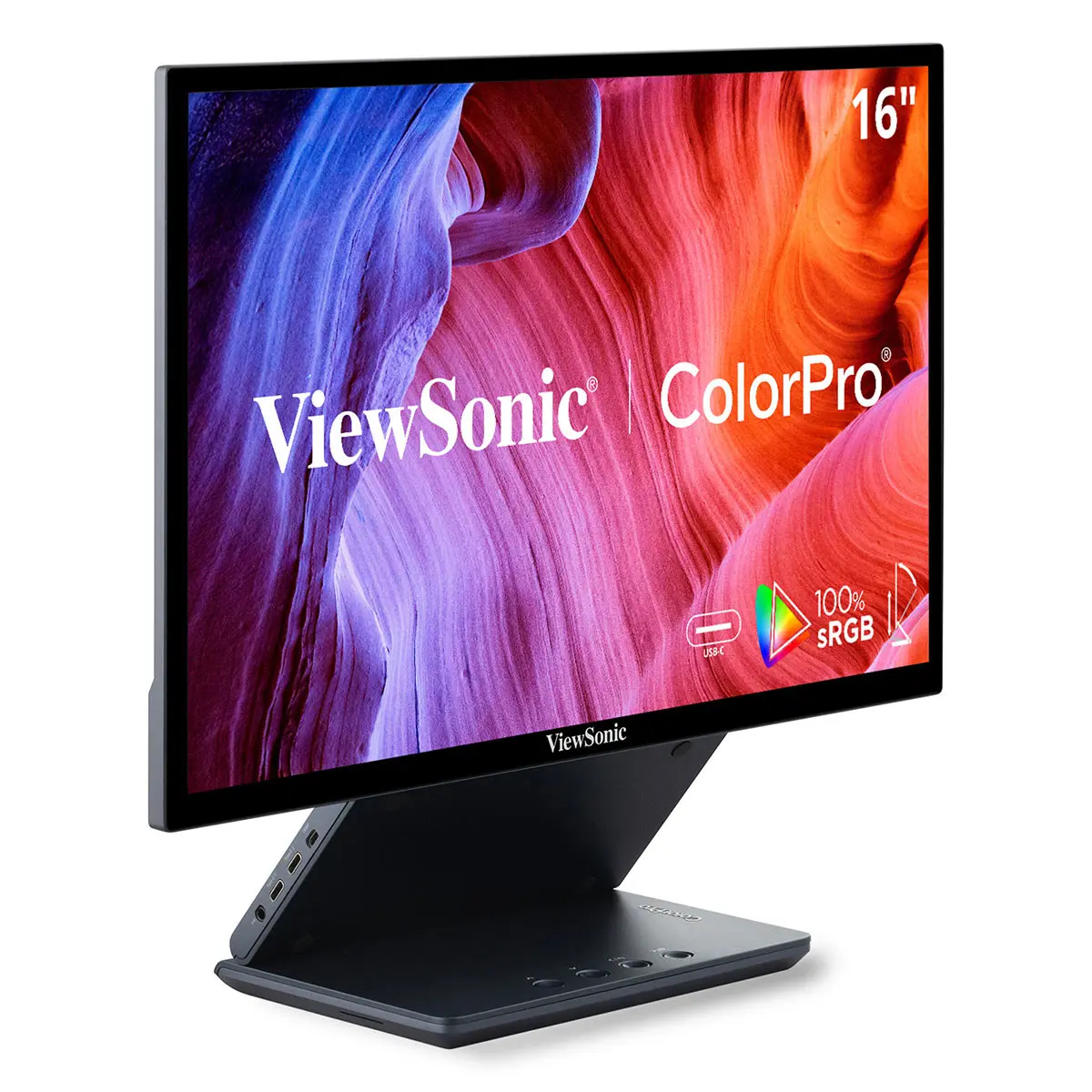 ViewSonic VP1656 16" 16:10 WUXGA Portable USB-C IPS LED Monitor