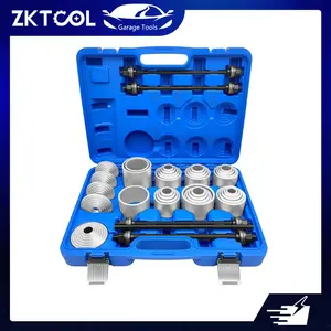 ZKTOOL 40 Piece Push-Pull Socket Kit Repair Tool Auto Maintenance Tool with Storage Box Bushing Removal Insert Tool Set