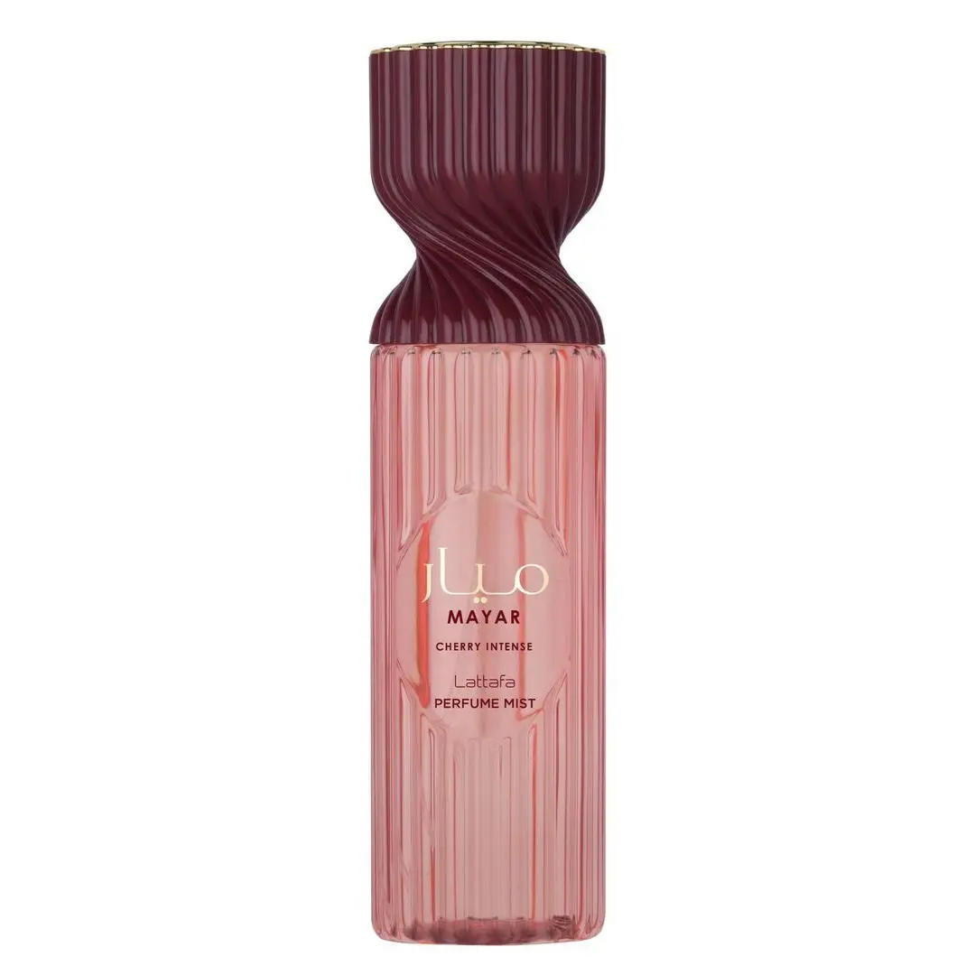Lattafa Mayar Cherry Intense Floral Eau Perfume Mist - 150ml Skin-Safe EDP, Long-Lasting Fruity Blueberry Scent, Unisex Body & Home Fragrance (Single Item)