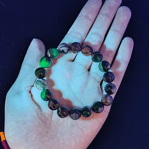 【Star Gate】1count "Handmade Volcanic agate  Bead Bracelet - Unique Jewelry with Earthy Allure"