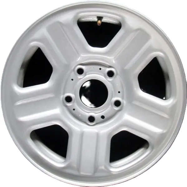 Mopar OEM 16x7 Steel Silver 5-Spoke Wheels for 2007-2018 Jeep, Front/Rear Auto Replacement Wheel with Part Numbers 09072B, 1AH73S4AAD, 1AH73RXFAD, Front Or Rear
