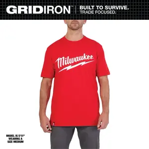 Milwaukee 607R Men's Heavy-Duty Short-Sleeve T-Shirt