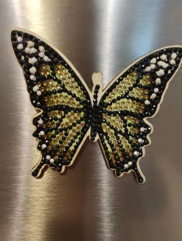 Yellow Butterfly Magnet