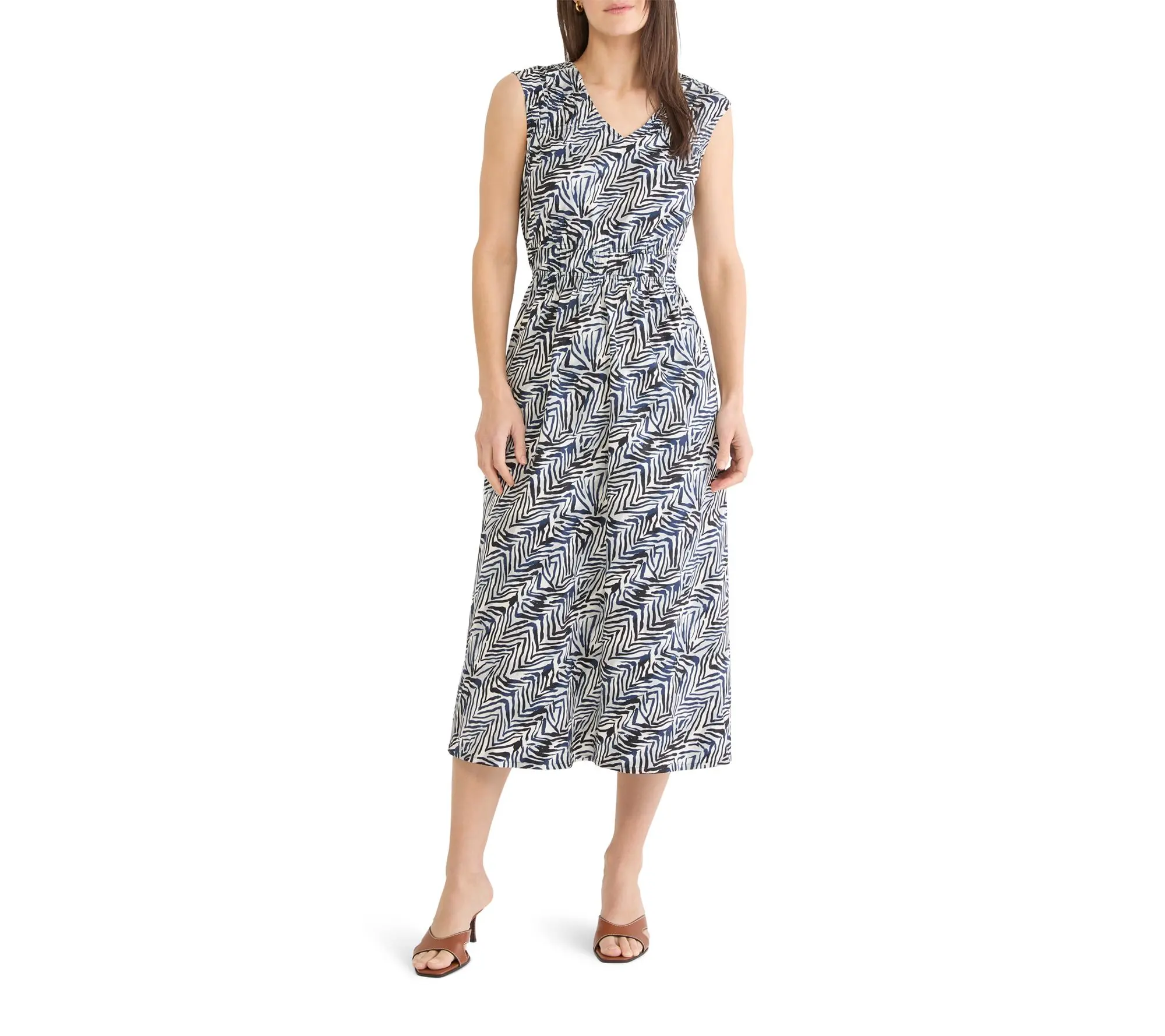 NIC+ZOE Inked Lines Dierdre Dress