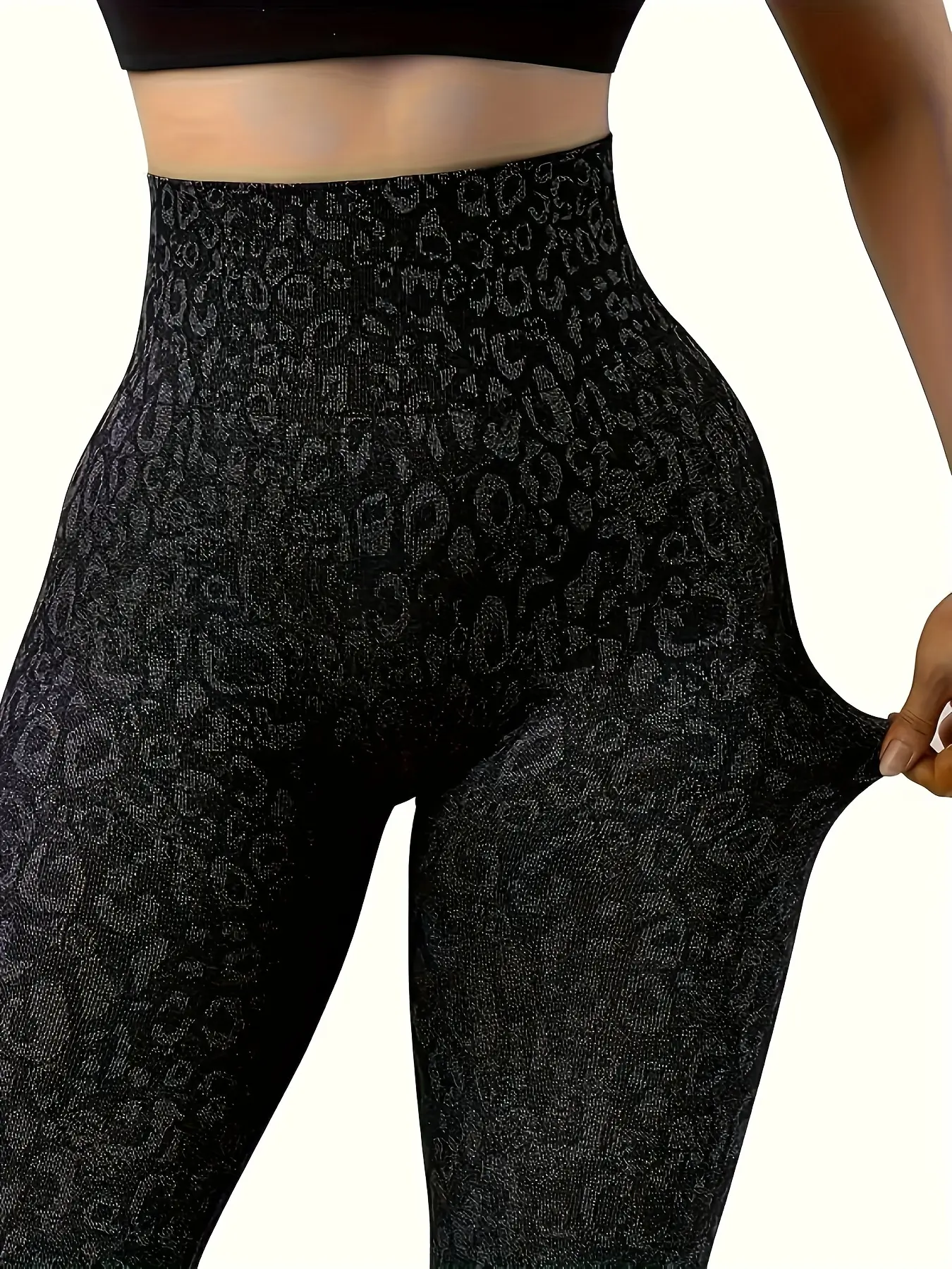 Women's Yoga Leggings With High Waistband, Moisture-Wicking, And Stretchy, Perfect For Activities And Fitness