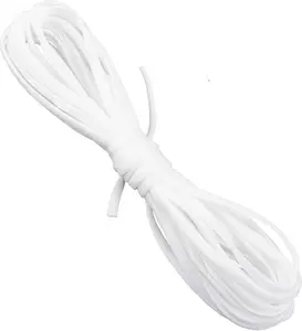 MABUA 27 Yards Elastic String Cord Bands Rope for Sewing, Bracelet, Crafts, DIY, 1/4 Inch