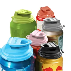 6pc Beverage Can Lid, Suitable for Soda/Beer/Energy Drink Cans, Prevents Insects and Dust Entry, Prevents Spills, Durable and Portable, Easy to Remove and Reusable, Can Covers, Can Lid Cover, Drink Can Lid, Drink Protector