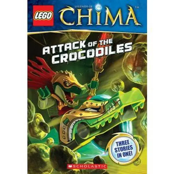 USED Book - LEGO® Legends of Chima: Attack of the Crocodiles (Chapter Book #1) by Greg Farshtey (Paperback) - english