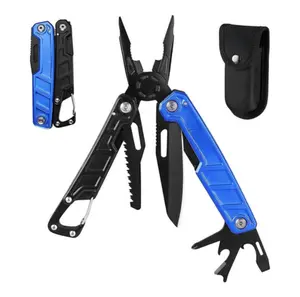 11-in-1 Multitool with Hammer – Camping EDC Multi Tool, Mini Hammer with Safety Lock & Pouch, Compact Survival Gear Gift for Men & Women (Camouflage)