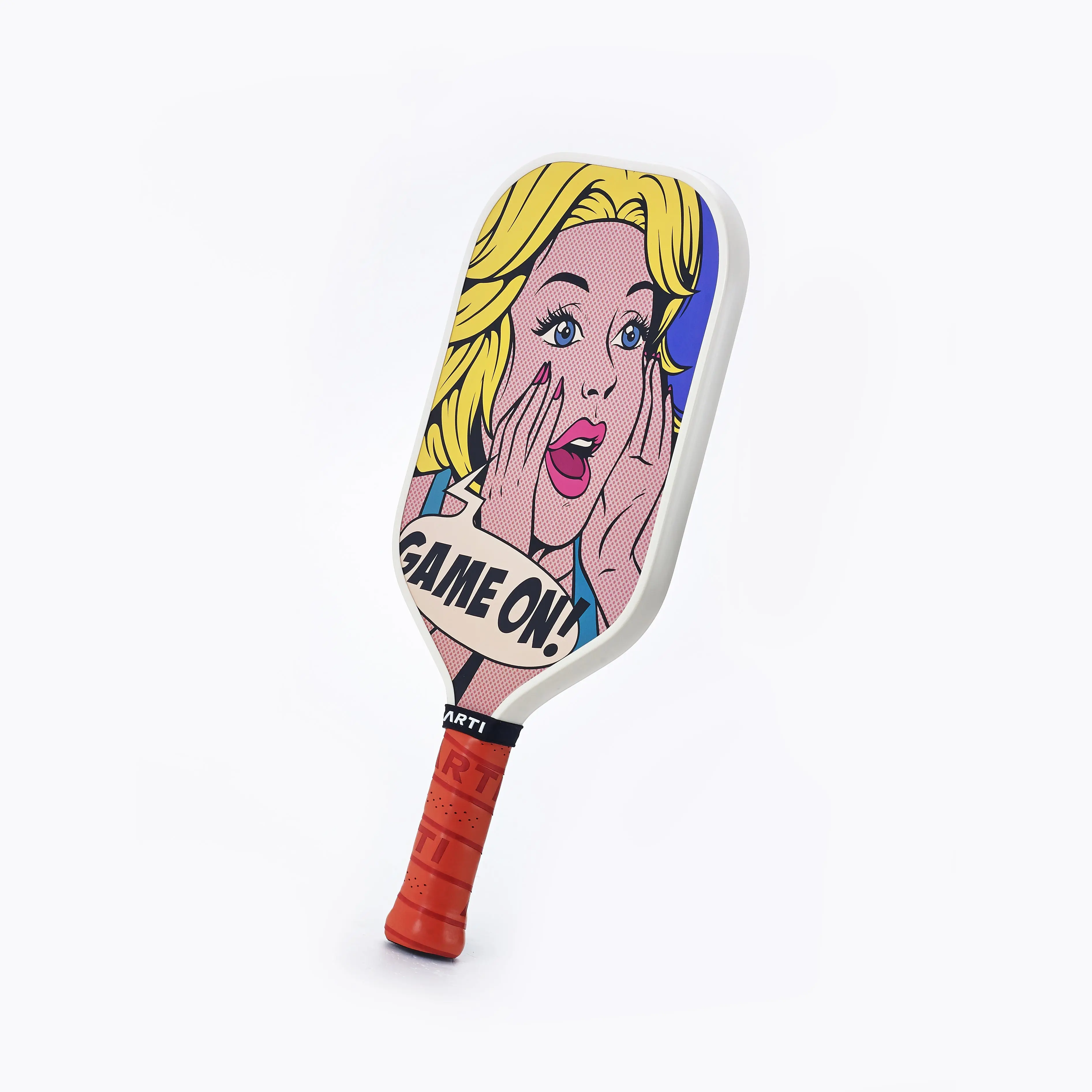ARTI 16mm T700 Carbon Fiber Kristen & Kristy GAME ON Pickleball Paddle - USA Pickleball Approved