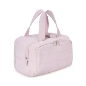 Spacesaver 4-in-1 Puffy Multi-Functional Toiletry Bag for Women – Large Capacity Travel Organizer with 4 Compartments Outdoorfun Makeup Pouch dealsforyoudays