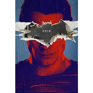 BATMAN V SUPERMAN: DAWN OF JUSTICE - 13.25"x19.75" Original Promo Movie Poster Imax Rare 2016