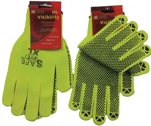 WorldWide Sales Online Yellow Knit Gloves with PVC Dot Large Assembly/Delicate Items – Gloves, import_2021_10_29_212114