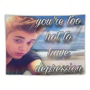 Funny Meme Tapestry Flag for Indoor Bedroom, University Dormitory Essential Home Decor, Hilarious Viral Meme Art Poster for Man Cave and Party Backdrop, Large Scale Aesthetic Wall Hanging