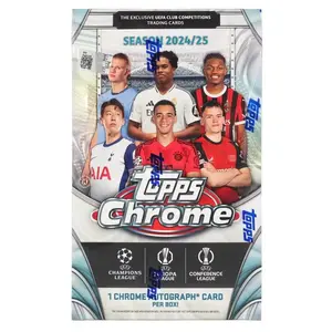 2024-25 Topps Chrome UEFA Club Competitions Soccer Hobby Trading Cards LV