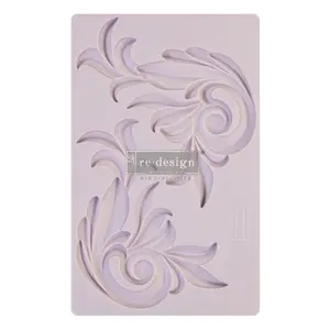 Re-Design with Prima DECOR MOULDS® - ANTIQUE SCROLLS – 8″X5″, 8MM THICKNESS