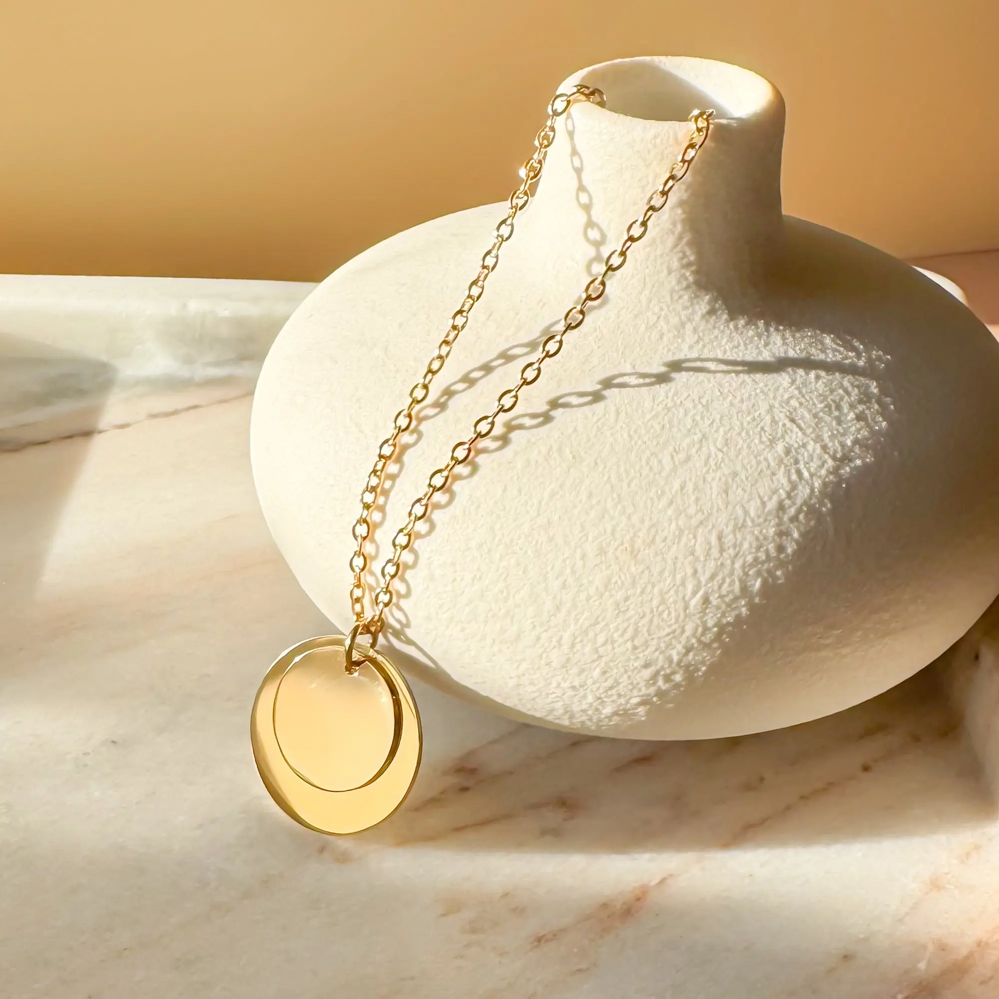 Personalized Birth Flower & Birthstone Necklace