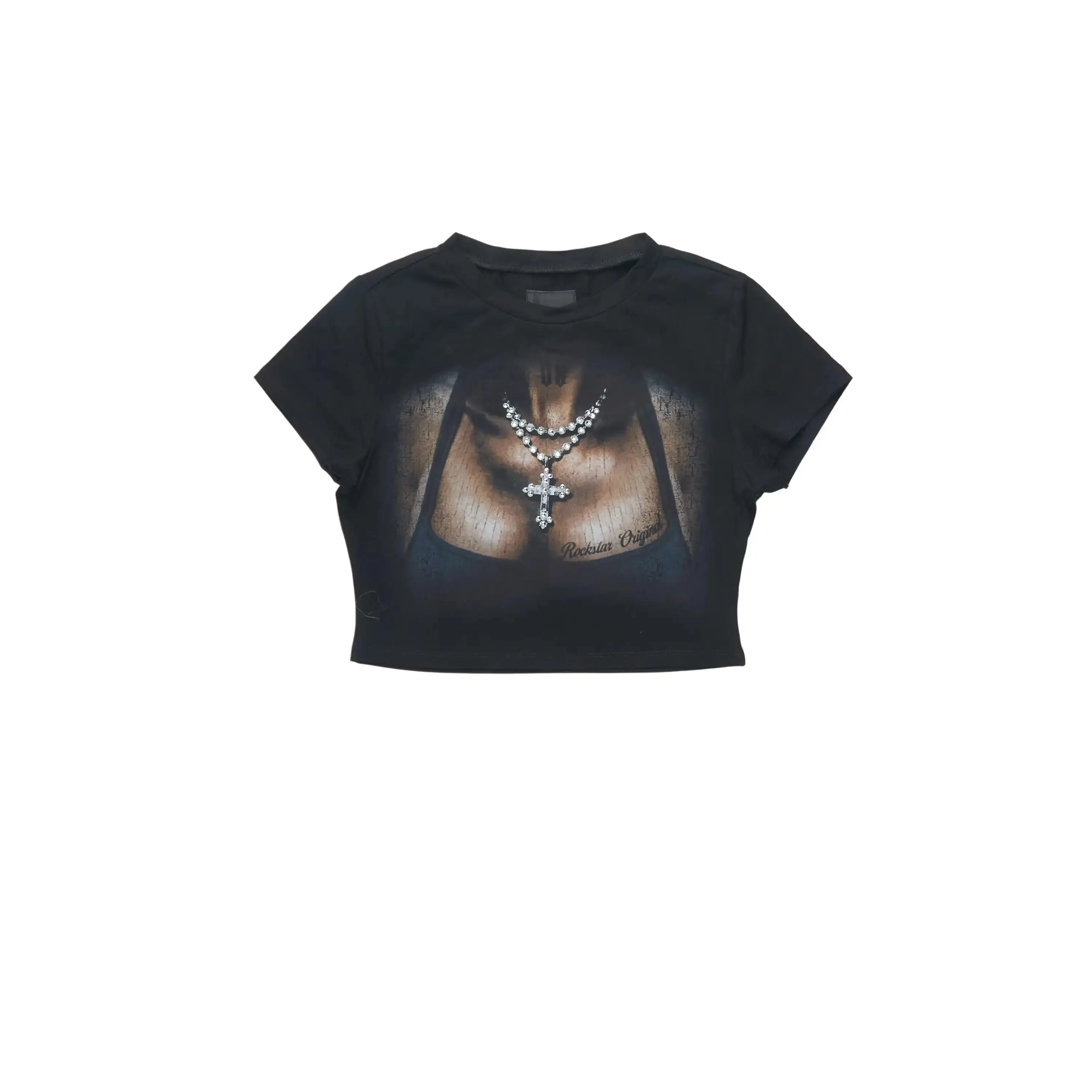 chrome hearts rhinestone shirt - TikTok Shop