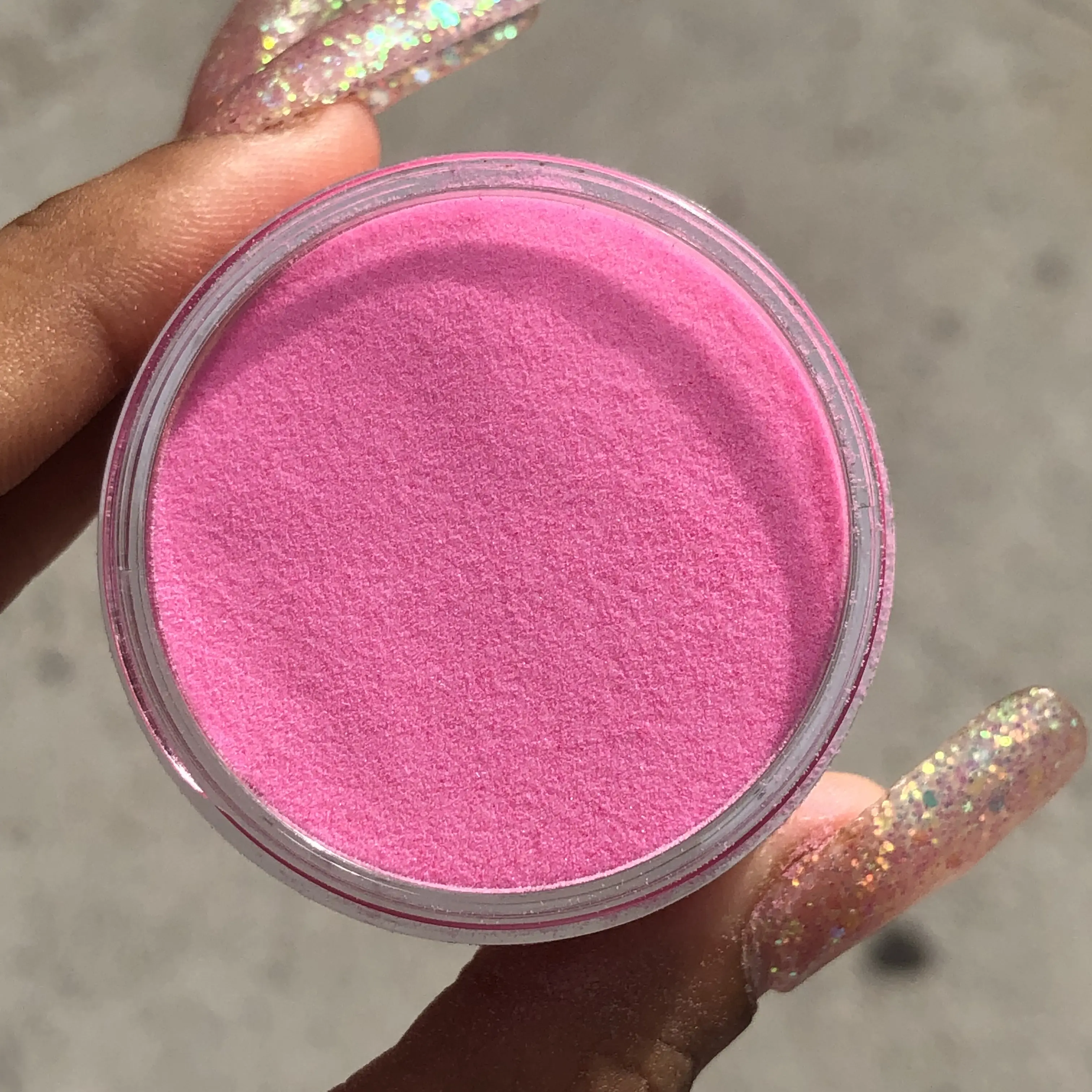 1oz Acrylic Powder "Hot Pink" - Pastel Color Powder Product
