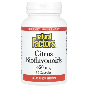 Natural Factors Citrus Bioflavonoids Plus Hesperidin, 650 mg, 90 Capsules