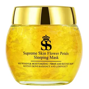 Supreme Skin Flower Petals Sleeping Mask, Facial Cream for Women, Facial Serum, Cream Mask, Face Mask, Creamy Mask, Auto-Replenishing Hydrator Oil Free Face Moisturizer With Hyaluronic Acid For All Skin Types |  + Moisturizing Skincare  Skincare Smoother