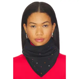 Goldbergh Macaron Neckwarmer in Black