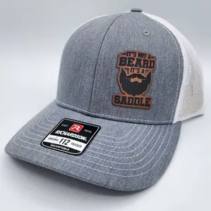 It's Not A Beard Leather Patch Richardson Hat