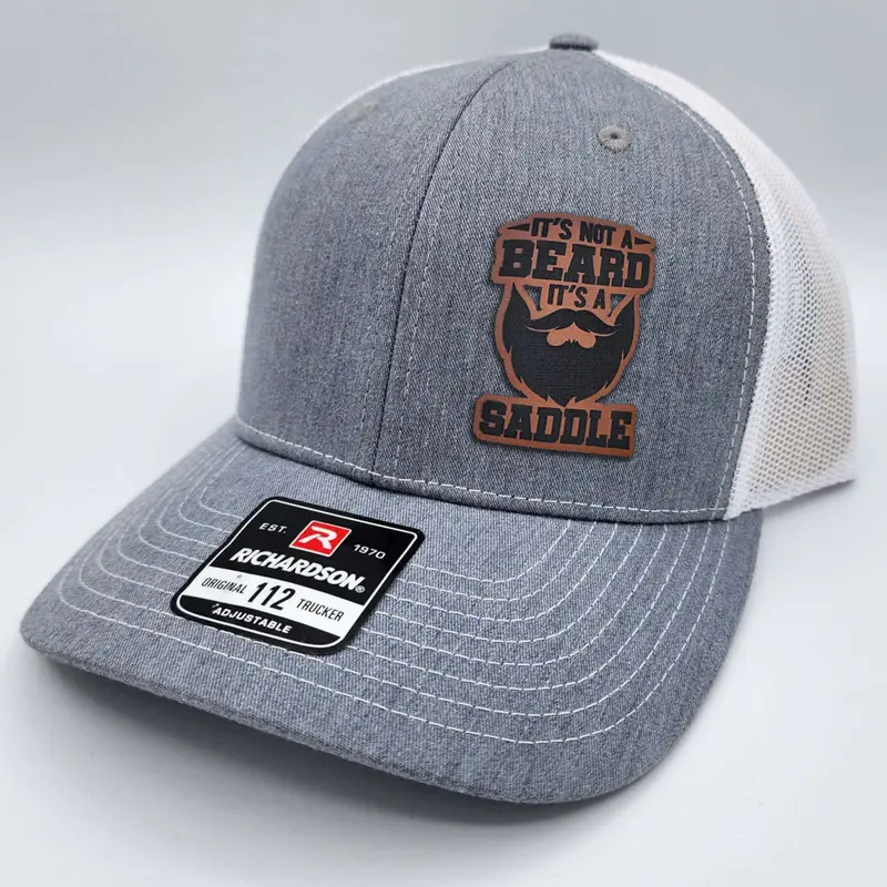 It's Not A Beard Leather Patch Richardson Hat