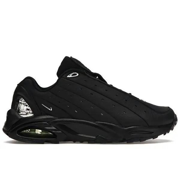 Nike Hot Step Air Terra Drake NOCTA Men's Sneakers DH4692-001 Triple Black, Casual Lifestyle Shoes, Air Cushioning, Low Top Sneakers, Lace-Up Closure, Padded Collar, Durable Rubber Outsole, Everyday Streetwear Footwear, Comfortable Walking Shoes