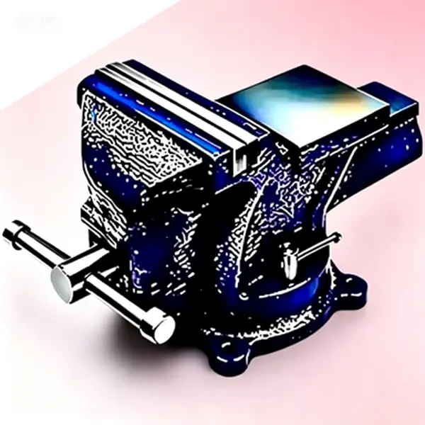 Heavy-Duty 360° Swivel Vise with Ductile Iron Body, Chrome Spindle, Steel Teeth Jaw Inserts, Secure Locking Base, 5KG Capacity Reusable Workshop Clamp for Drilling, Woodworking, DIY Garage Projects