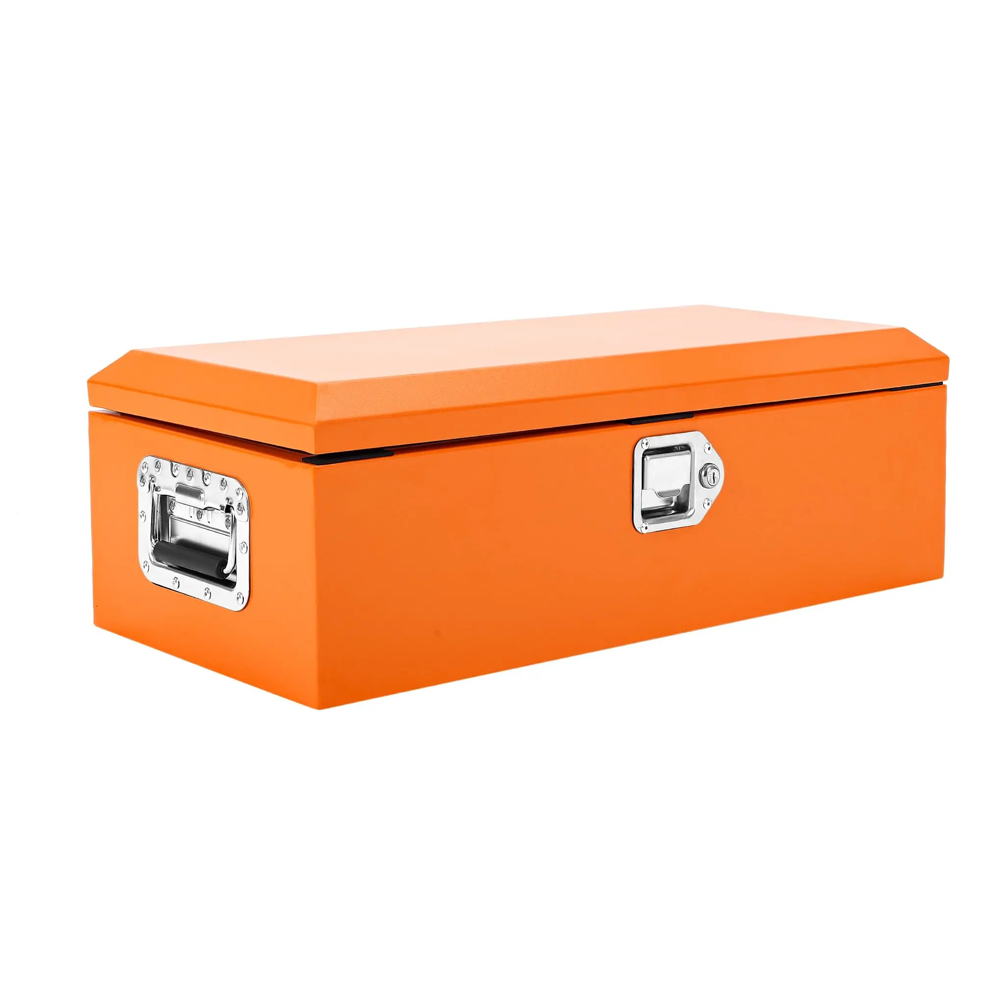 30 Inch Heavy Duty Steel Truck Bed Tool Box Truck Car Outdoor Trailer Pickup Toolbox, RV Storage Organizer w/Lock & Keys
