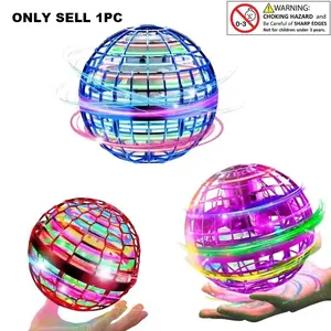 Floating Ball Toy, Leveling Dart Flying Ball, Glowing Rotating Interactive Toy, Flying Orb Ball, Flying Orb Led, 5-Minute Flight Time, Birthday Gift for Kids