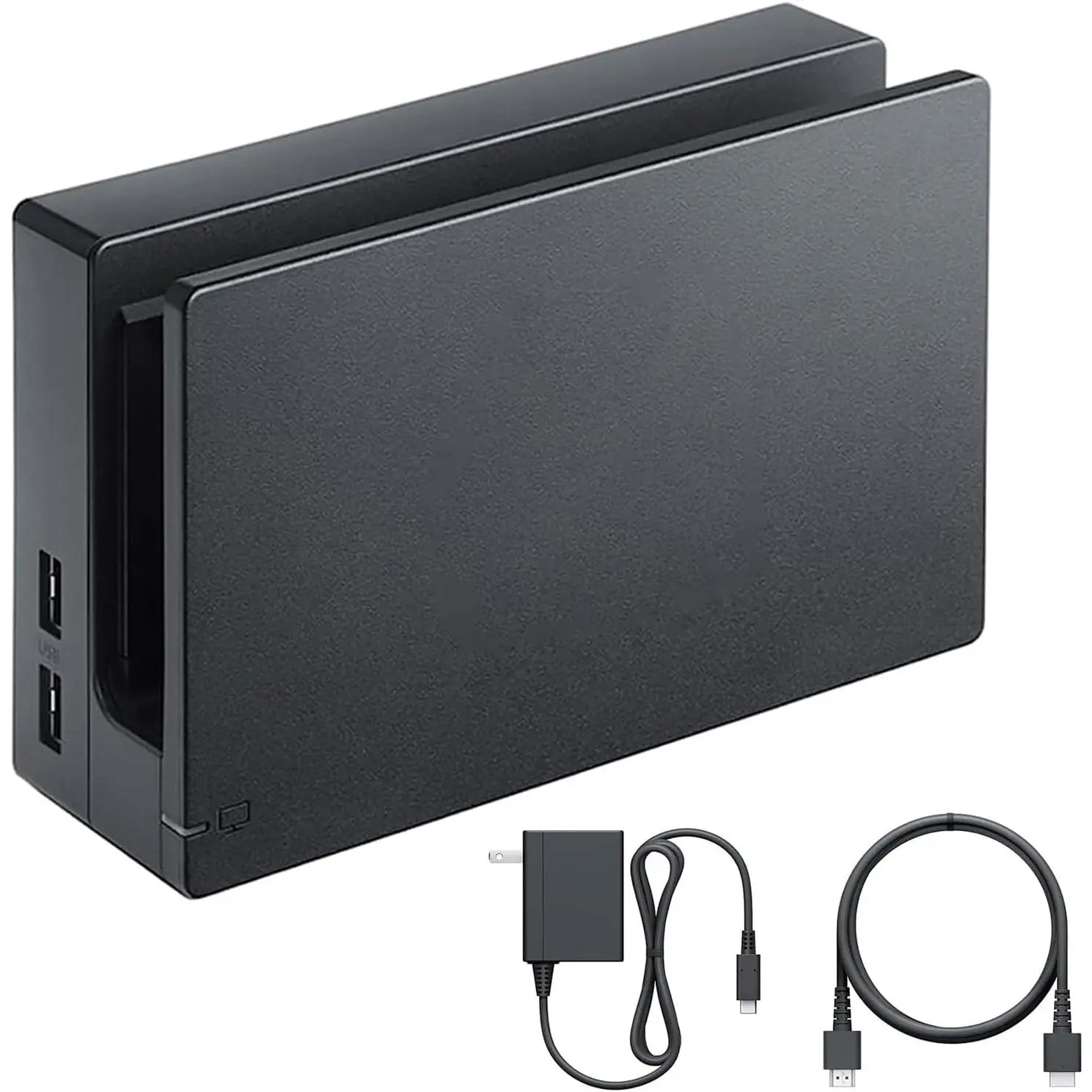 3-In-1 Plastic Switch Docking Station Set for Nintendo Switch, Gaming Console Accessories with Original IC Module, Charger, HDMI Cable & TV Output Functionality