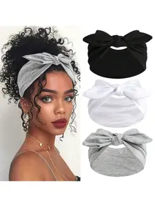 3pcs-Women-Bow-Rabbit-Ear-Headbands-Boho-Style-Extra-Wide-Cute-Rabbit-Ear-Knotted-Headbands-Halloween-Headpiece-Fall-Women-Headwrap-Elastic-Solid-Bow-Hair-Accessories-Suitable-For-Fitness-Yoga-Sports-Outdoor-Solid-Color-Casual-Headbands-All-Season