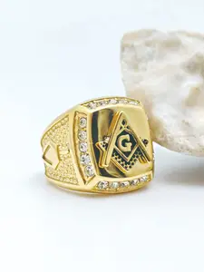 Vintage Masonic Ag Ring, Fashion Rings, Fashion Accessories for Men and Women, All Match Elegant Jewelry Birthday Gift, Casual Style