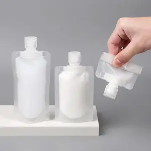 12-Pack Travel Toiletry Pouches Portable Refillable Stand-Up Containers for Shampoo Conditioner Lotion Soap and Liquids Essential Travel Accessories