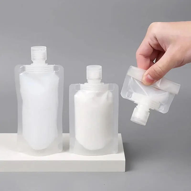 12-Pack Travel Toiletry Pouches Portable Refillable Stand-Up Containers for Shampoo Conditioner Lotion Soap and Liquids Essential Travel Accessories