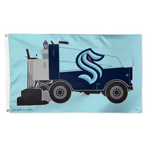 Seattle Kraken Zamboni Flag 3 x 5
