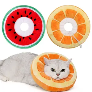 2 Pack Adjustable Cat Cone Collar - Under 7 lbs Soft, Cute Recovery Collar for Kittens After Surgery (Watermelon/Orange) - Home Improvement.