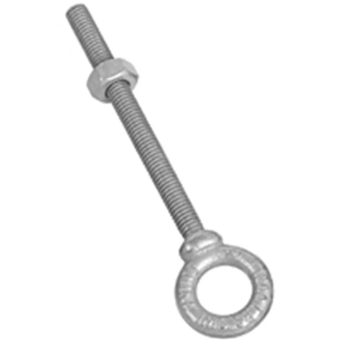 212 MAIN High-Strength Forged Steel Shoulder Eyebolt, 3/8-in x 4.5-in Hot Dip Galvanized with Hex Nut, Corrosion-Resistant for Marine, Agricultural & Water Sports Sailing Use, Metal Bolt Sailing Gear, General Purpose