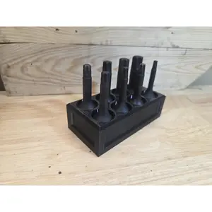 Pittsburgh Pro 1/2 In. Drive Sae/Metric/Torx Impact Hex Socket Set Organizer