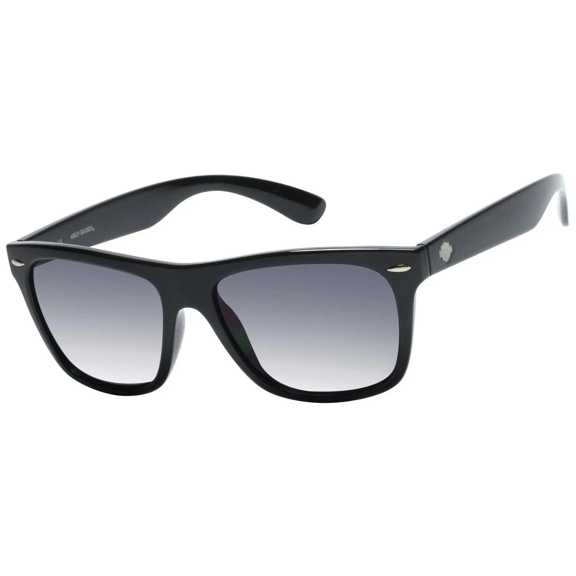 Harley Davidson Men's Wayfarer Sunglasses - Bla ck Harley Davidson Men's Wayfarer Sunglasses - Bla ck