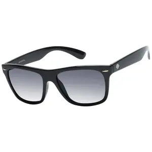 Harley Davidson Men's Wayfarer Sunglasses - Bla ck
