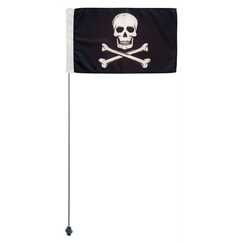 JLP 3.5 Ft Flying Tigers Flag Whip – 1/4” Pole, 12x19 Flag, For ATV/UTV & More (JLP-9020)