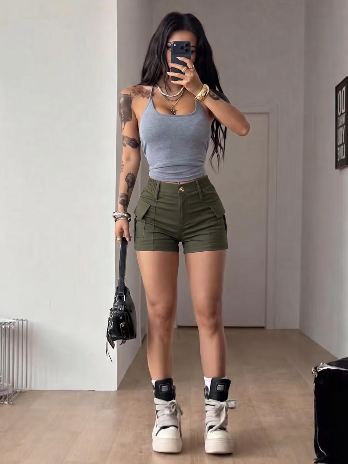 Slim Fit Booty Shorts
