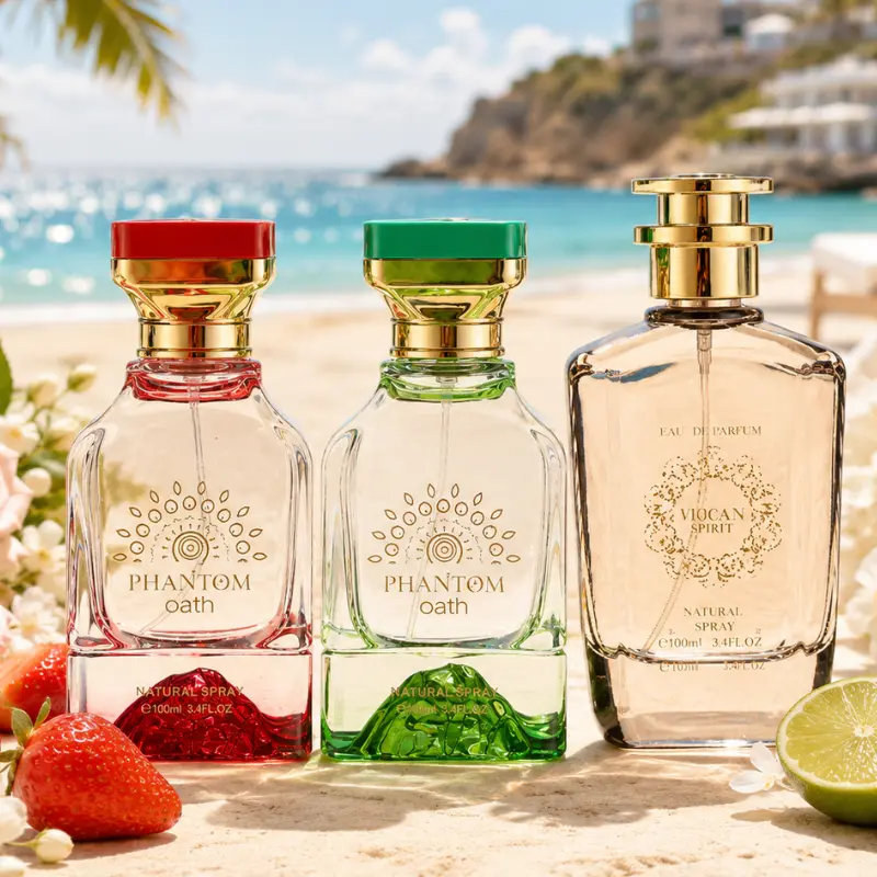 3 Pack Unisex Perfume Set, 3 Kinds of Fruity Floral Scents: Bergamot Jasmine Rose Cedar, Strawberry Rose Gardenia Jasmine Sandalwood & Cherry Bergamot Vanilla Rose Amber, Long Lasting Fragrance, Perfect for Daily Commute, Dates, Vacations, Holiday Gifts,